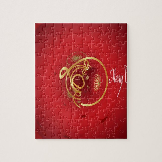 Quebra-cabeça Beliscos de Natal Vermelho têm um belo dia (Vertical)