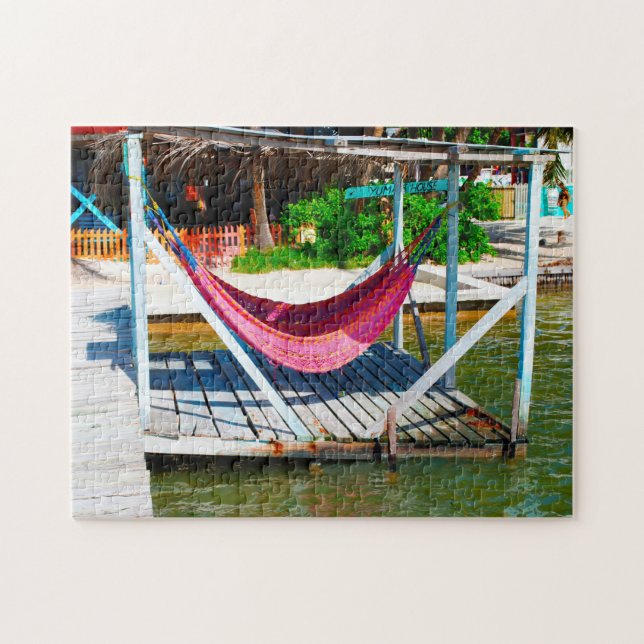 Quebra-cabeça Belize Hammock no Warf (Horizontal)