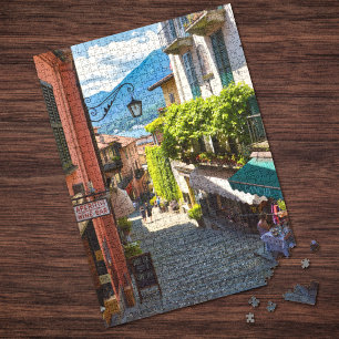 Quebra-cabeça Bellagio, antigo beco central urbano (Lago Como, I