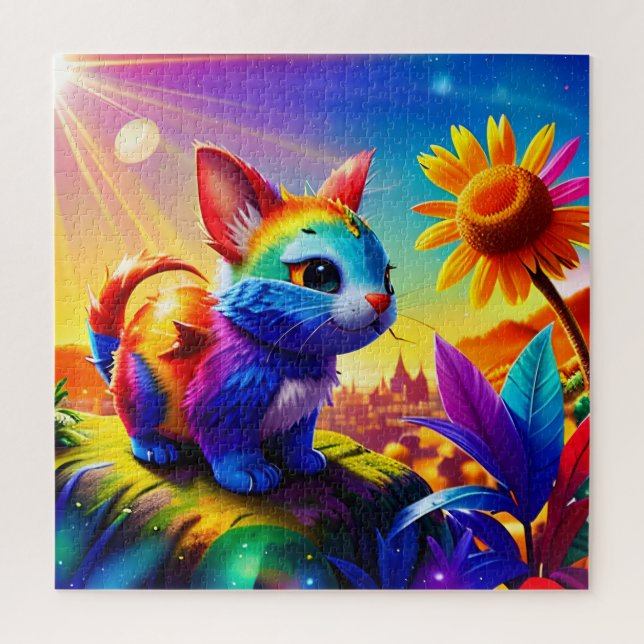 Quebra-cabeça Belo Animal Três (Vertical)