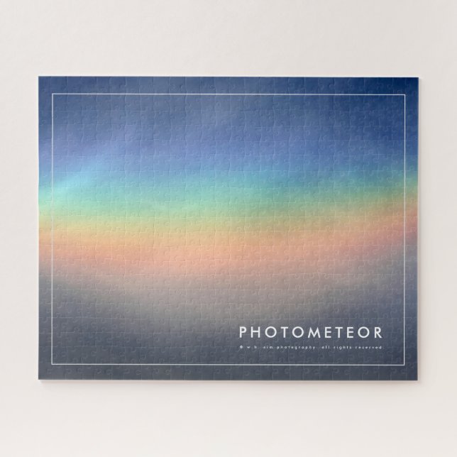 Quebra-cabeça Belo Arco-Íris Incrível nas Nuvens (Horizontal)