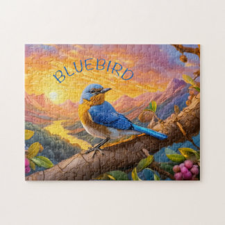 Quebra-cabeça Belo Bluebird