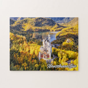 Quebra-cabeça Belo Castelo Neuschwanstein, Alemanha