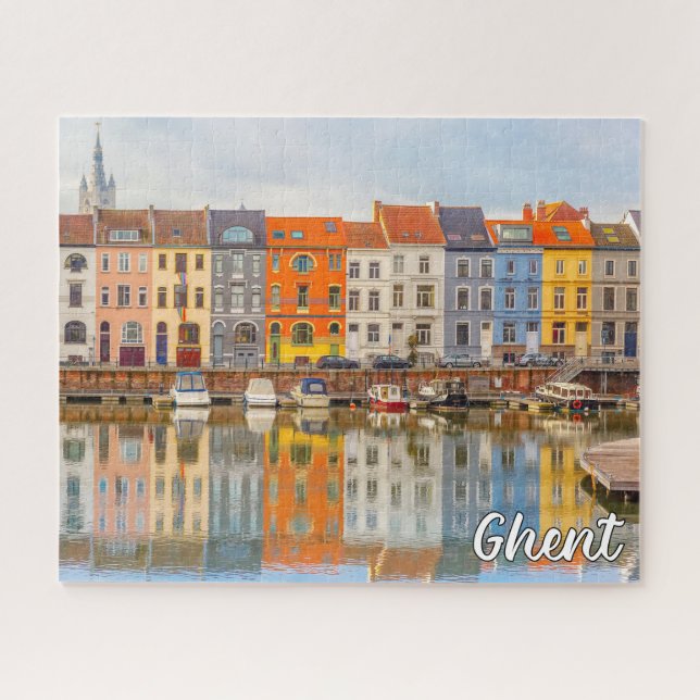 Quebra-cabeça Belo Gand, Bélgica (Horizontal)