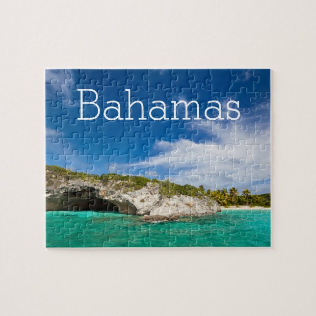 Quebra-cabeça Belo litoral de Caribe (Horizontal)