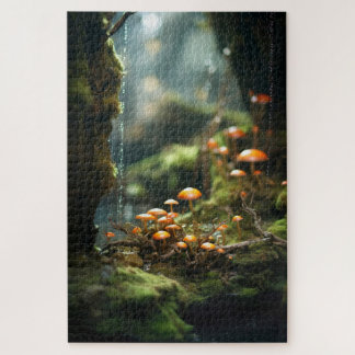 Quebra-cabeça Belo panorama de fantasia medieval 1014pcs