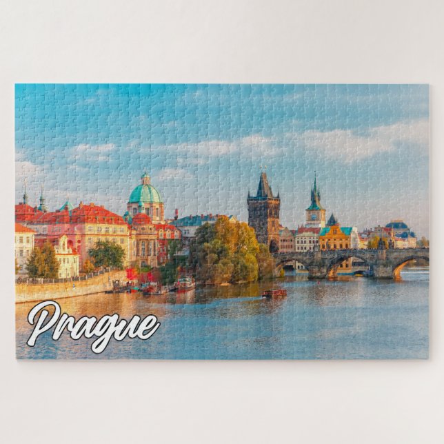 Quebra-cabeça Belo Praga, República Checa (Horizontal)