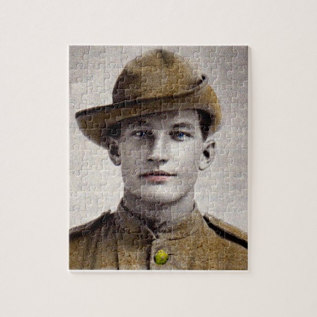 Quebra-cabeça belo soldado da Guerra do Boer (Vertical)