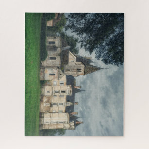 Quebra-cabeça Belo Velho Castelo Profundo no Coração da França