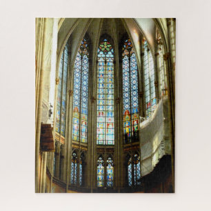 Quebra-cabeça Belo Vidro Obtido na Catedral de Colônia