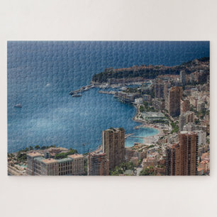 Quebra-cabeça Belo Vista Costeira de Monte Carlo Mônaco