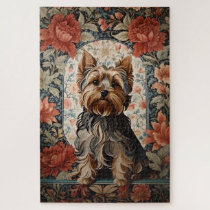 Quebra-cabeça Belo Yorkie Yorkshire Terrier Portrait
