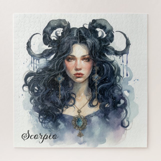 Quebra-cabeça Belo Zodiac Scorpio (Vertical)