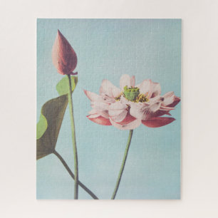Quebra-cabeça Belos impressões fotomecânicos das Flores de Lotus