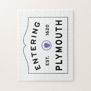 Quebra-cabeça Bem-vindo a Plymouth