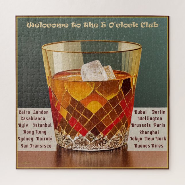 Quebra-cabeça Bem-vindo ao Design do Meio século do Clube das 5  (Vertical)