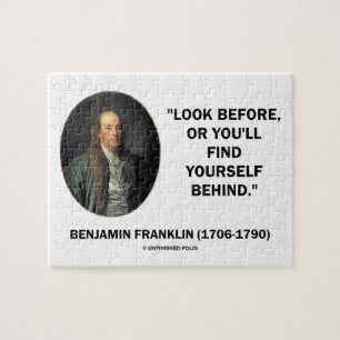Quebra-cabeça Benjamin Franklin Procure Antes De Se Encontrar At