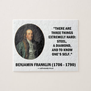 Quebra-cabeça Benjamin Franklin Três Coisas Extremamente Duro