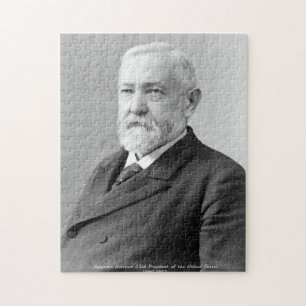 Quebra-cabeça Benjamin Harrison 23º Presidente da América.