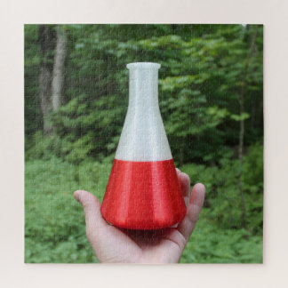Quebra-cabeça Béquer de Erlenmeyer Impresso em 3D
