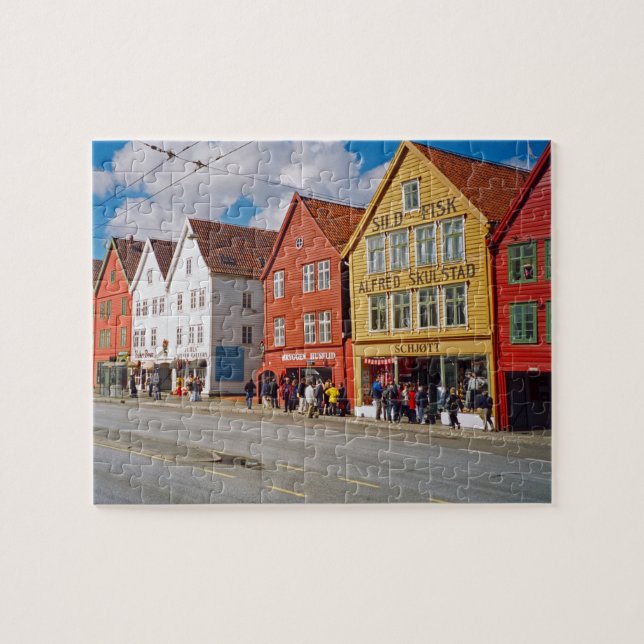 Quebra-cabeça Bergen, Noruega (Horizontal)
