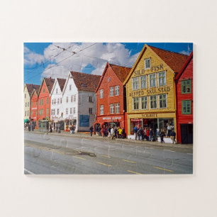 Quebra-cabeça Bergen, Noruega 30-pc