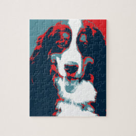 Quebra-cabeça Bernese Mountain Dog Poster político