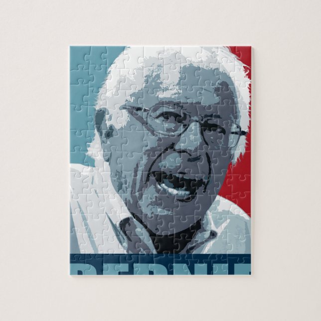 Quebra-cabeça Bernie Sanders Retro (Vertical)