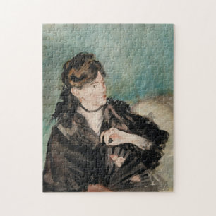 Quebra-cabeça Berthe Morisot com ventilador Édouard Manet