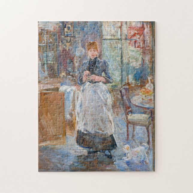 Quebra-cabeça Berthe Morisot - Na Sala De Jantar (Vertical)