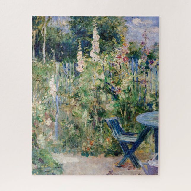 Quebra-cabeça Berthe Morisot - Rosas Tremieres (Vertical)