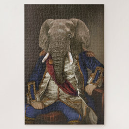 Quebra-cabeça Bestas Nobres - Poster Dandy Elephant