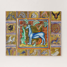 QUEBRA-CABEÇA BESTIÁRIO MÉDIO,UNICORN,ANIMAIS FANTÁSTICOS