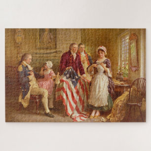 Quebra-cabeça Betsy Ross, 1777 (História Americana) (Patriota do