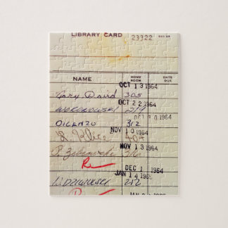 Quebra-cabeça Biblioteca Card 23322