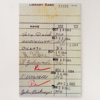 Quebra-cabeça Biblioteca Card 23322