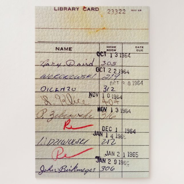 Quebra-cabeça Biblioteca Card 23322 (Vertical)