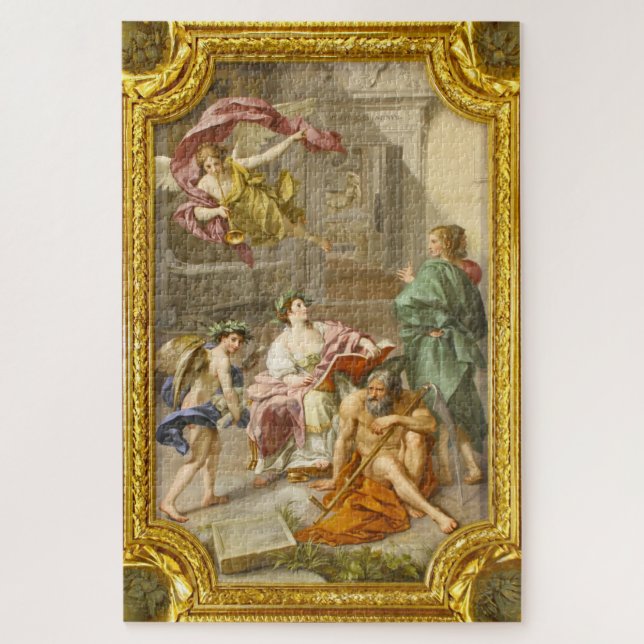 Quebra-cabeça Biblioteca de Vaticanos "Triunfo da História ao Lo (Vertical)