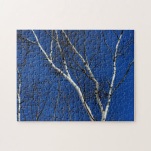 Quebra-cabeça Bicho Branco Árvore Azul Céu Natureza Efeito Orton