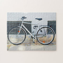 Quebra-cabeça Bicicleta de cinza, Copenhaga, Dinamarca