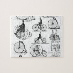 Quebra-cabeça Bicicleta de Roda Alta Penny Farthing