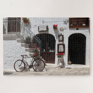 Quebra-cabeça Bicicleta e montra velhas em Apulia