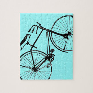 Quebra-cabeça Bicicleta feita sob encomenda do vintage do fundo