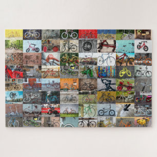 Quebra-cabeça Bicicletas ciclando Jigsaw
