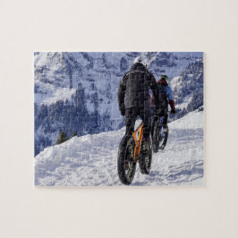 Quebra-cabeça Bicicletas de montanha Fatbikes de neve Ciclismo B