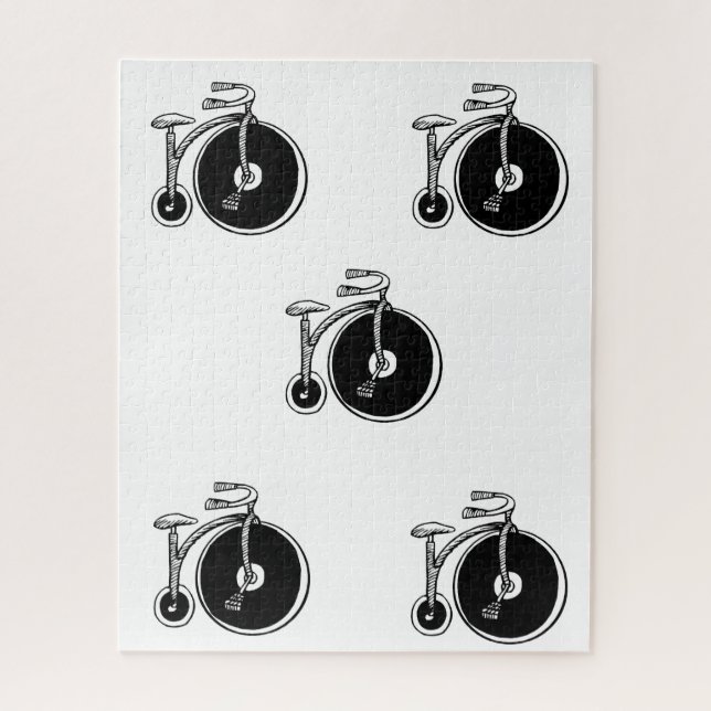 Quebra-cabeça - Bicicletas de Vintage (Vertical)