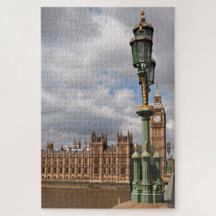 Quebra-cabeça Big Ben com luz em Londres
