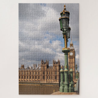 Quebra-cabeça Big Ben com luz em Londres