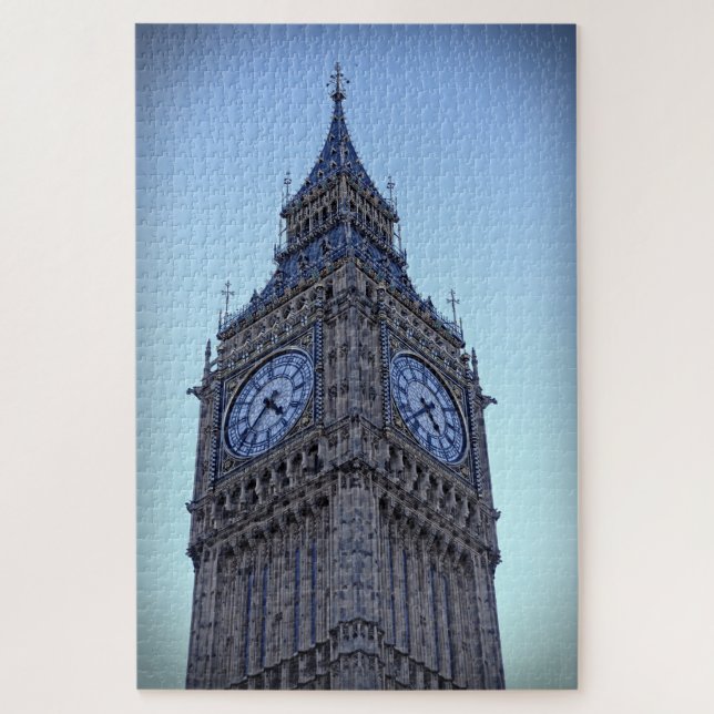 Quebra-cabeça Big Ben - Elizabeth Tower - London-20x30-1014 pc (Vertical)
