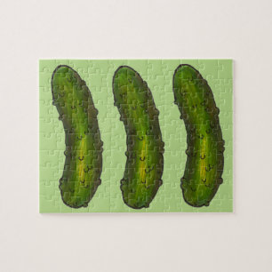 Quebra-cabeça Big Dill Green Kosher Dill Deli Pickle